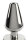 Mr. Steel Heavy Steel Butt Plug Medium Silver 3,8 cm