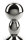 Mr. Steel Bubble Trouble Butt Plug Silver 4,5 cm