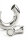 Mr. Steel MBS Stackable Weight 30 mm Silver