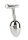 Mr. Steel Pod Plunger Silver 3,8 cm