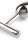 Mr. Steel Pod Plunger Silver 3,8 cm
