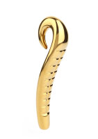 Mr. Steel Devils Tongue Dildo Gold