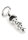 Mr. Steel DisXco Thruster Dildo Silver