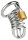 Mr. Steel Ring Master Chastity Device Silver