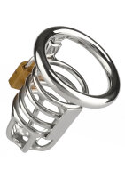 Mr. Steel Master Chastity Cock Cage Silver