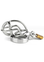 Mr. Steel San Quentin Chastity Cage Silver