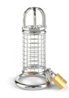Mr. Steel Matrix Cock Cage Silver