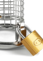 Mr. Steel Matrix Cock Cage Silver