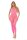 Take You There Bodystocking Pink Onesize - Queensize