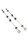 Mr. Steel Nipple Sticks with Ball 20 cm Silver