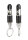 Mr. Steel Barrel Tit Clamps With Ring Silver