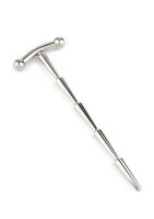 Mr. Steel Smooth Cum Rattle Penis Plug Silver