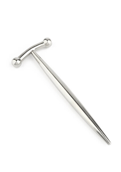 Mr. Steel DickVader Round Tip Penis Plug Silver