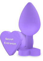 Toyjoy Secret Entrance Buttplug Purple 3,5 cm