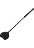 Hidden Desire Heart Crop Whip PU Leather 45 cm