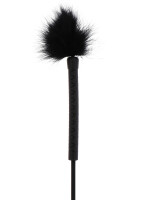 Hidden Desire Crop Whip & Feather Tickler PU Leather 57 cm