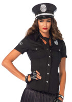 Leg Avenue Police Shirt with Badge and Tie Size S