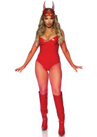 Leg Avenue Lack Boned Bodysuit L