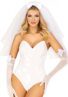 Leg Avenue Lack Boned Bodysuit M