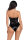 Leg Avenue Sequin Boned Crotch Bodysuit L