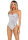 Leg Avenue Sequin Boned Crotch Bodysuit S