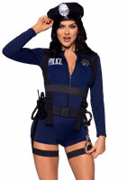 Leg Avenue Flirty Cop Romper XS