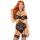 Leg Avenue 2 Pieces Lace Bandeau And Garter Teddy S/M - M/L