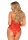 Leg Avenue Body mit Keyhole Cut Out rot S/M - M/L