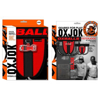 OXJOK by Oxballs Fisterjock Jockstrap Schwarz/Rot S - XL