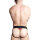 OXJOK by Oxballs Fisterjock Jockstrap Schwarz/Rot S - XL