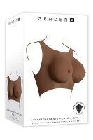 Gender X Realistisches Brustimitat dunkel C - E