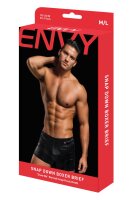 Envy Snap Down Boxer Brief Black S/M - L/XL