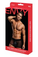 Envy Snap Down Mesh Boxer Brief Black S/M - L/XL