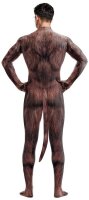 CosplayDogs Werwolf Cosplay-Jumpsuit Braun S -XL