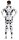 CosplayDogs Dalmatiner-Hund Cosplay-Suit schwarz-wei&szlig; S - XL