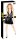 Lack Kleid mit silber S - XL