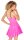 Lack Kleid pink S - XXL