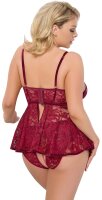 Cottelli Collection Babydoll rot XL - 3XL