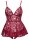 Cottelli Collection Babydoll rot XL - 3XL
