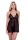 Baci Eco Lace And Mesh Chemise Black S/M - Queensize