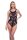 Baci Jacquard Bodysuit Black Onesize - Queensize