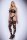 Baci Diamonte Halter Top Bodystocking Black Onesize - Queensize