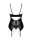 Obsessive - Norides Corset & Thong - Black XS/S - XL/XXL