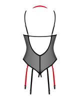 Obsessive Glandez Body mit Ouvert String schwarz XS/S - XL/XXL