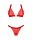 Obsessive Elianes Set BH und String mit Spitze rot XS/S - XL/XXL