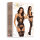 Beauty Night Fashion Lace Temptation corset & thong black S/M - XXL/3XL