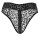 Noir Panty leo S - XL