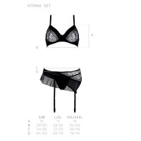 Casmir Kitasana 3pcs set black-purple S/M - XXL/3XL