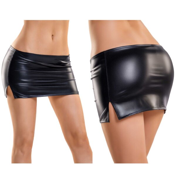 GLOSSY Wetlook Miniskirt S - XL