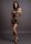 High Lace Neck Net Mini Dress Black Onesize - Queensize
